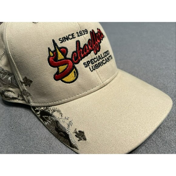 NEW Schaeffer’s Lubricants Dri-Duck Bass Fishing Hat Embroidered Bass Cap - Picture 8 of 9